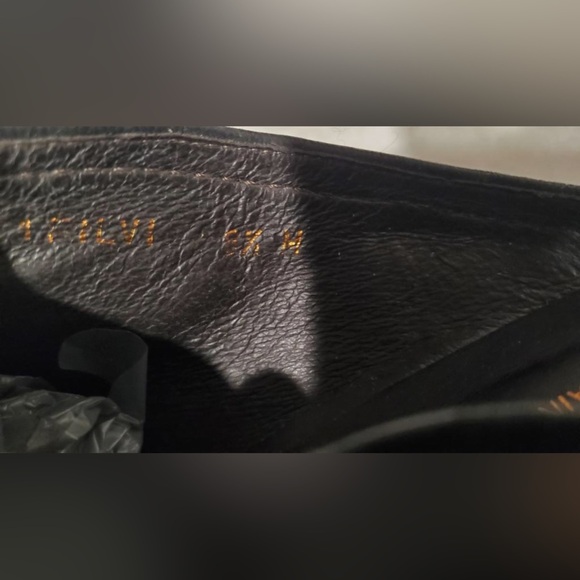 Donald Pliner NWOT Sz. 8 1/2 slide on leather wedge mule - Picture 7 of 10